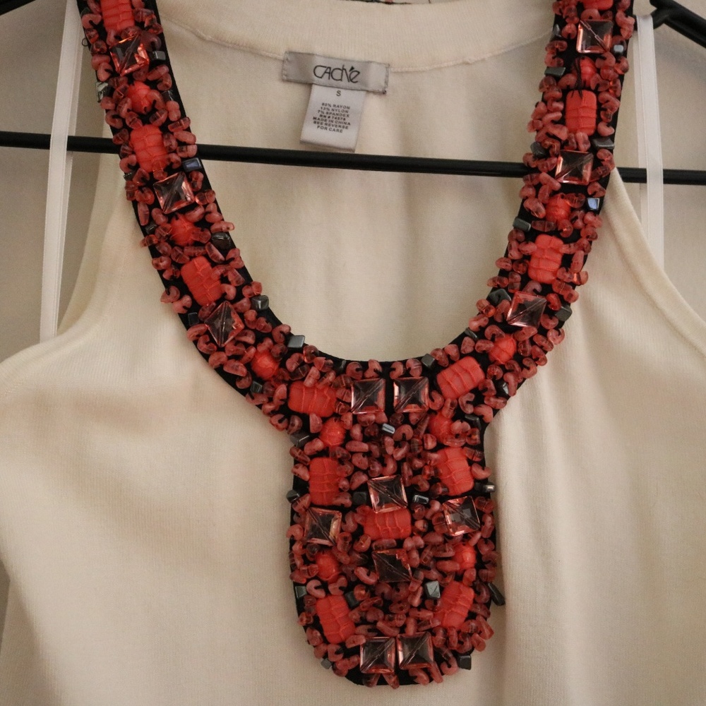 Embellished Sweater Tank - Picture 2 of 2
